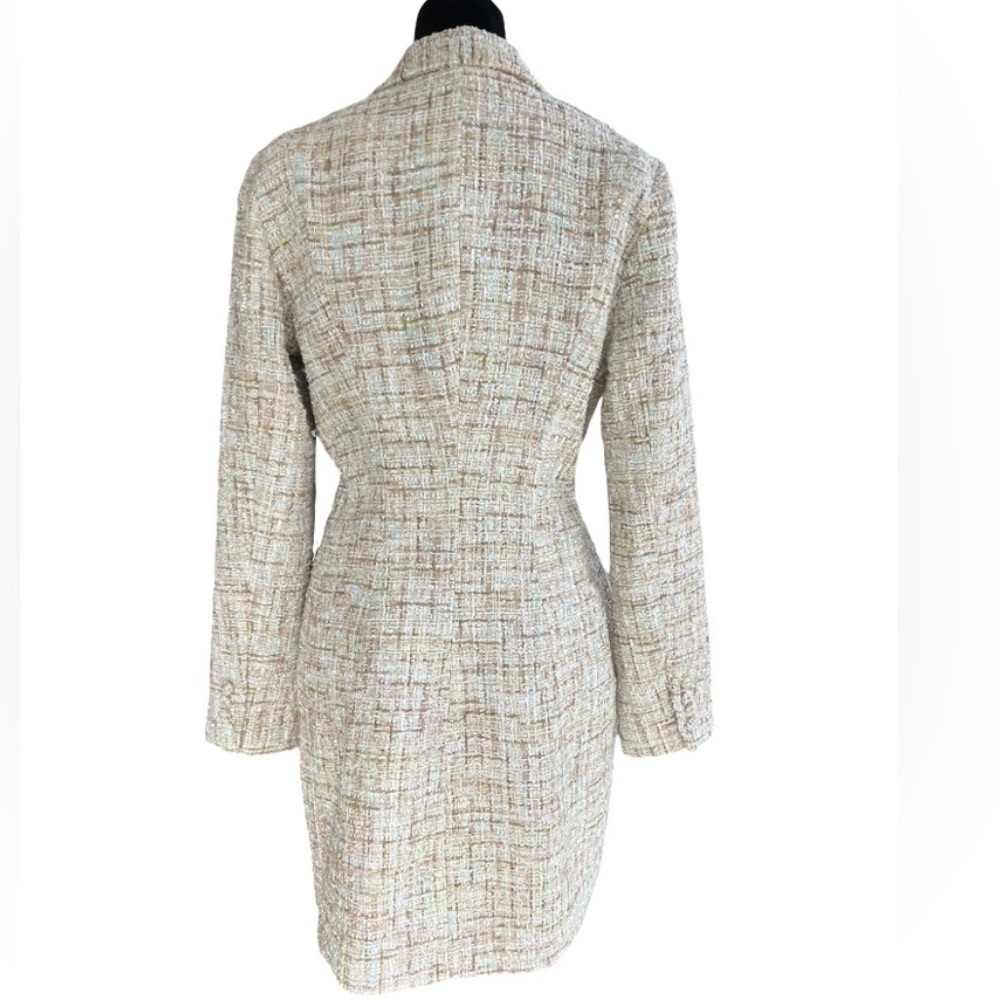 New Jason Wu Tweed Long Sleeve Blazer Jacket - Picture 5 of 16